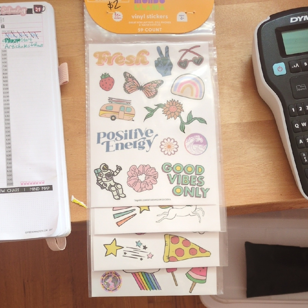 Colorful Vinyl Sticker Pack